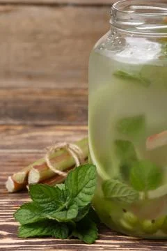 Rhubarb lemonade Stock-Fotos