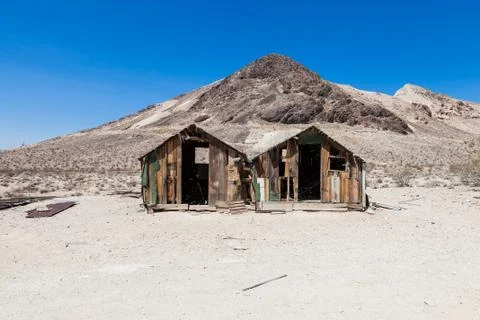 Rhyolite ghost town Stock-Fotos