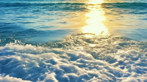 The Rhythm of Colorful Waves Stock Footage 319628460