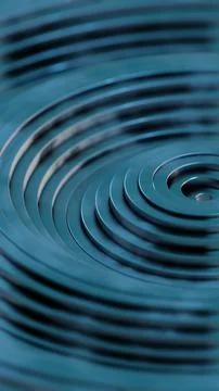 Rhythmic Depths: An Exploration of Dynamic Circular Layers Stock Illustration