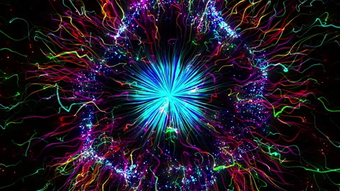 Rhythmic fireworks Stock Footage 143004566