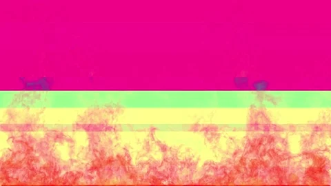 A rhythmic montage of coloured fire elements on a black background. Stock Footage 239595481