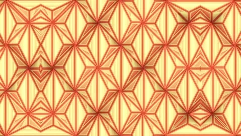 Rhythmic movement of colorful polygons. 3d rendering loop animation 4K Stock Footage 270465930