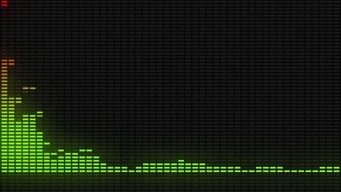 Rhythmic Music Equalizer Stock Footage 80846737
