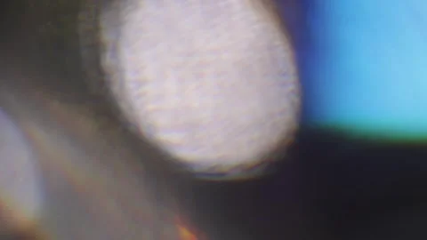 Rhythmic oval light reflection trembling like water caustics on glass again.. Stock Footage 341736887