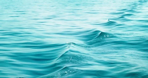 Rhythmic waves of blue waves of the sea. Stock Footage 120744887
