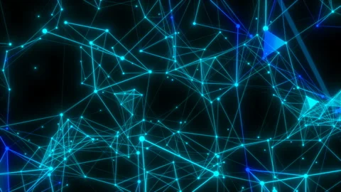 Rhythmic web.Science, technology and engineering motion background. Abstract Stock Footage 101354206