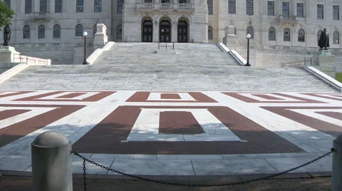 RI State Capital Floor Tilt Up Stock Footage 47367697