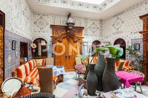 Riad in Marrakesh Stock Photos