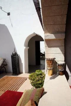 Riad in Morocco Stock Photos