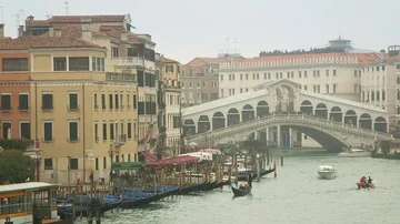 Rialto Bridge CloseUp Stock Footage 86009623