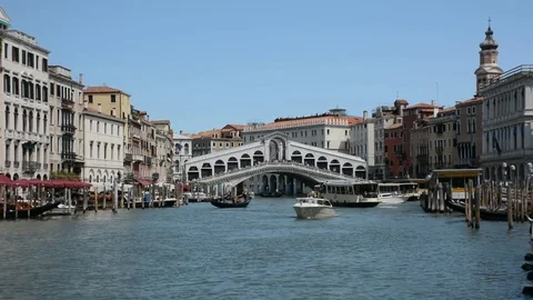 Rialto bridge, venice Stock Footage 79102356