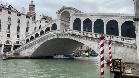 Rialto Bridge Venice Stock Footage 274263165