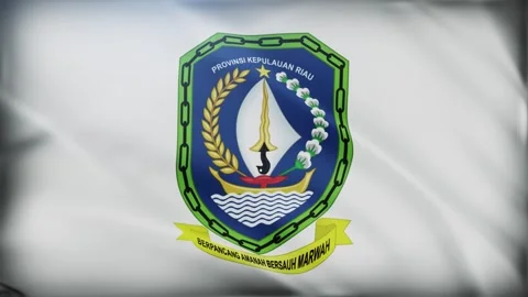Riau Island Flag Stock Footage 332182278
