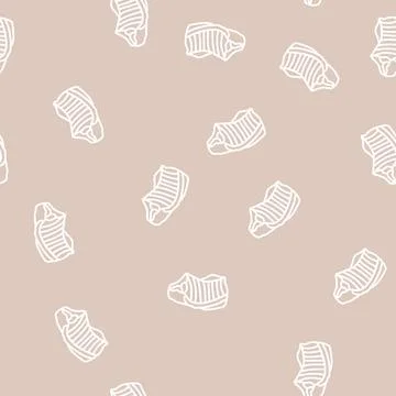 Rib beef line seamless pattern イラスト素材
