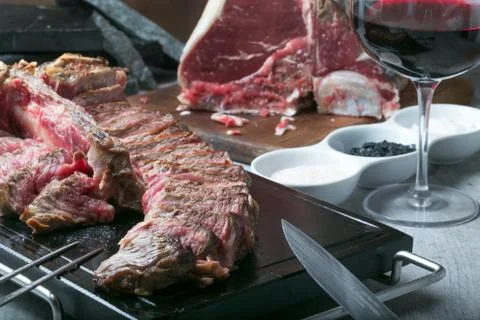 Rib of beef Stock Photos