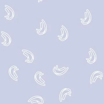 Rib bone line seamless pattern Illustrazione stock