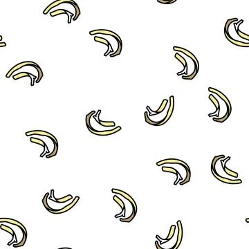 Rib bone vector seamless pattern Illustrazione stock