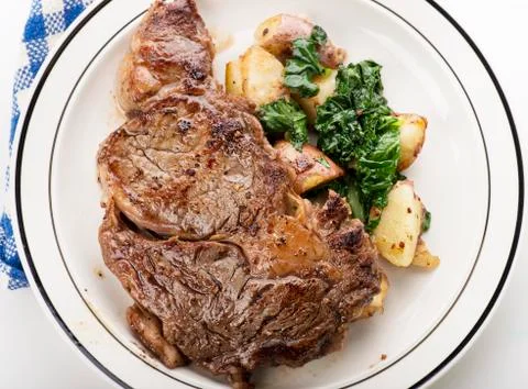 Rib Eye steak Stock Photos