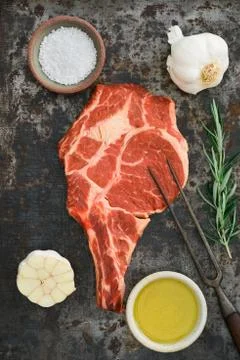 Rib eye steak Stock Photos