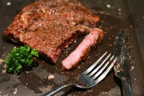 Rib eye steak Stock Photos
