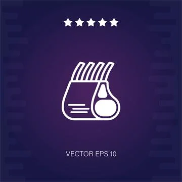 Rib  icon Stock Illustration