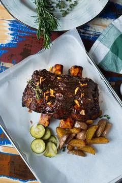 Rib roast Stock Photos