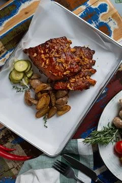 Rib roast Stock Photos