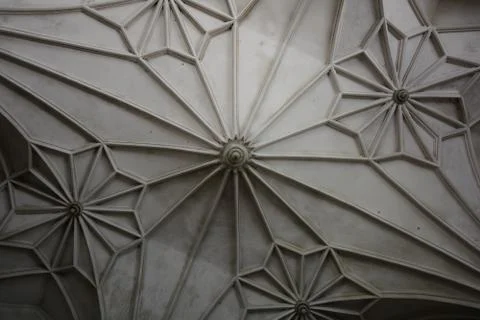 Rib vault ceiling Stock Photos