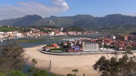 Ribadesella landscape Stock Footage 70683828