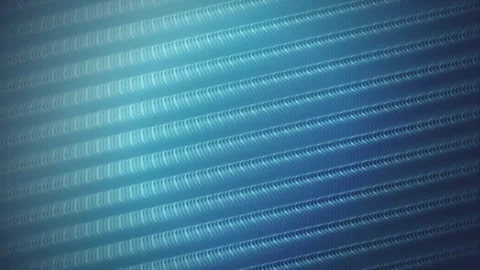 A ribbed diagonal weave pattern ripples in a seamless loop Stock Footage 341665557