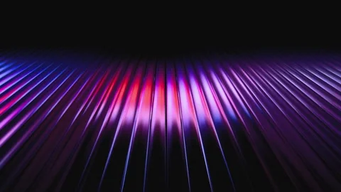 Ribbed glass background with moody gradient light seamless loop Stock Footage 347199134