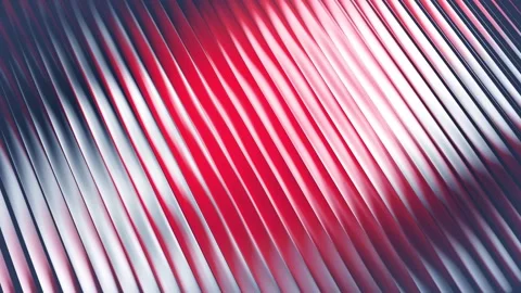 Ribbed glass background with vibrant gradient light seamless loop Stock Footage 347392053