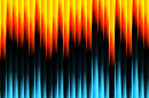 Ribbed Glass Effect Gradient from Yellow to Blue Stock Illustration