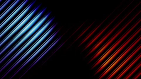 Ribbed glass gradient, fluid motion loop abstract background animation Stock Footage 330182056