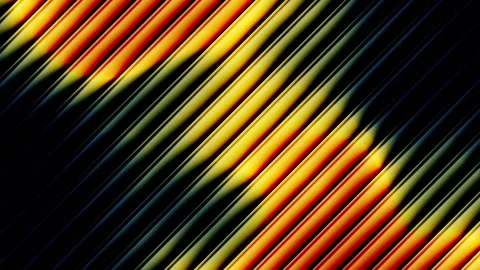 Ribbed Glass Gradient Fluid Motion, Colorful Liquid Abstract Loop Animation Stock Footage 330288854