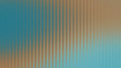 Ribbed glass motion background. Orange, teal, rust, and deep blue textured .. Video stock 333100591
