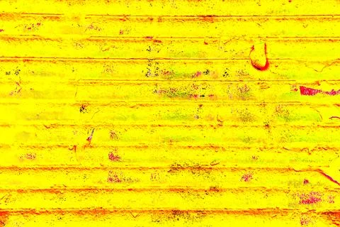 Ribbed surface with peeling paint as a background, changed color scheme. Stock Illustration