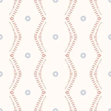 Ribbed vertical ruffled stripes pattern cottagecore rustic style Stockillustratie