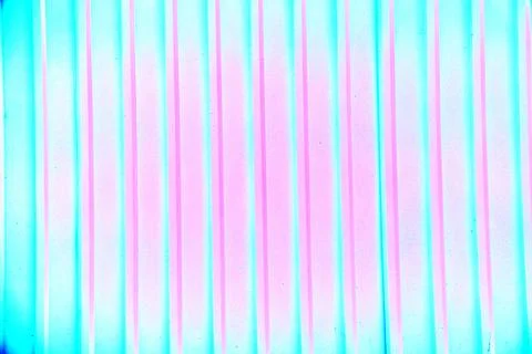 Ribbed wall of the shipping container. abstract pink and blue color backgroun Stockillustratie