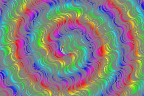 Ribbed, wavy, spiral background image. Stock Illustration