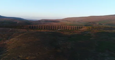 Ribblehead sunrise Video stock 85634907