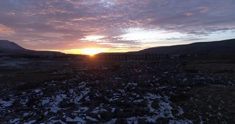 Ribblehead two Stock Footage 90625809