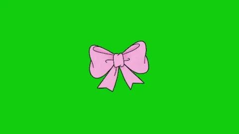 Ribbon animation on green screen Vidéo 329140103