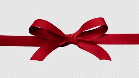 Ribbon B with alpha Stock Footage 303890171