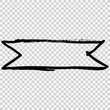 Ribbon banner frame Illustrazione stock