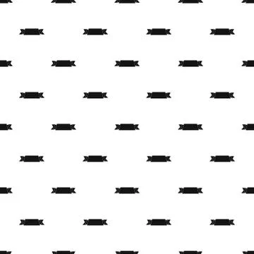 Ribbon banner pattern vector Stock Illustration