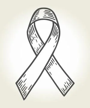 Ribbon black white Stock Illustration