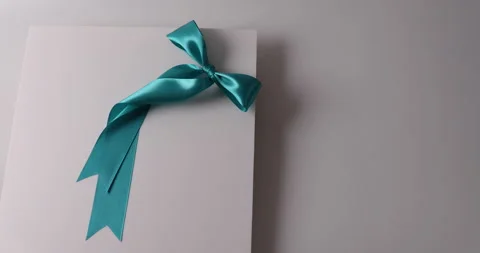 Ribbon bow. Stock Footage 240729636