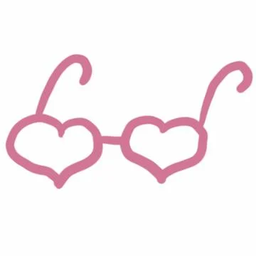 Ribbon, bow, gift, decoration, vector, pink, heart, love, design, illustration,  Stock Illustration